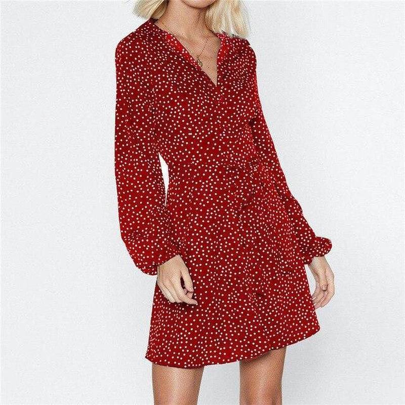 Robe Mousseline A Pois En De Soie – Image 9