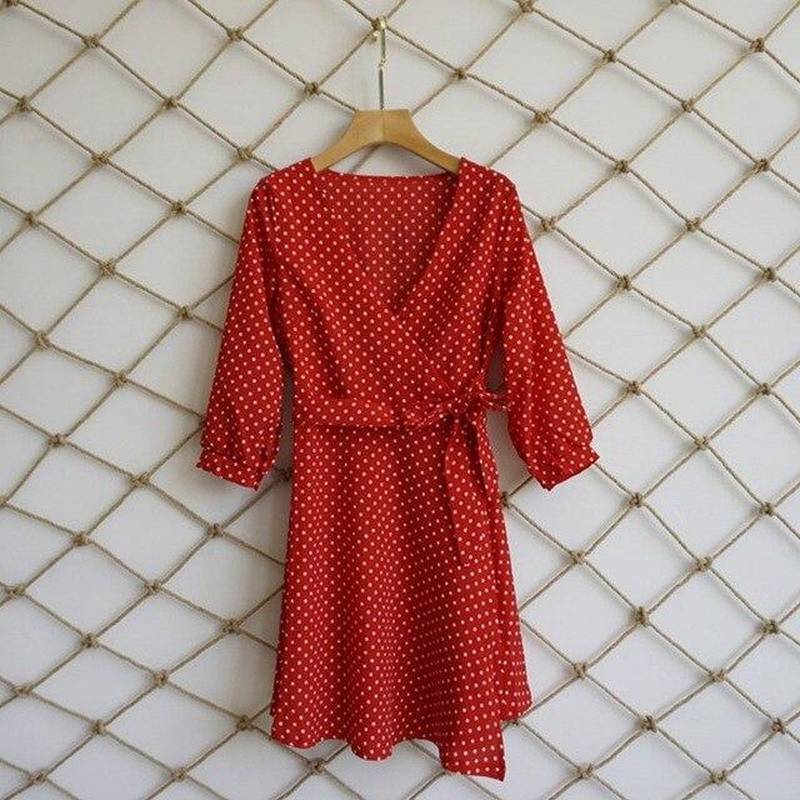 Robe D Ete A Pois Tunique Femme – Image 7