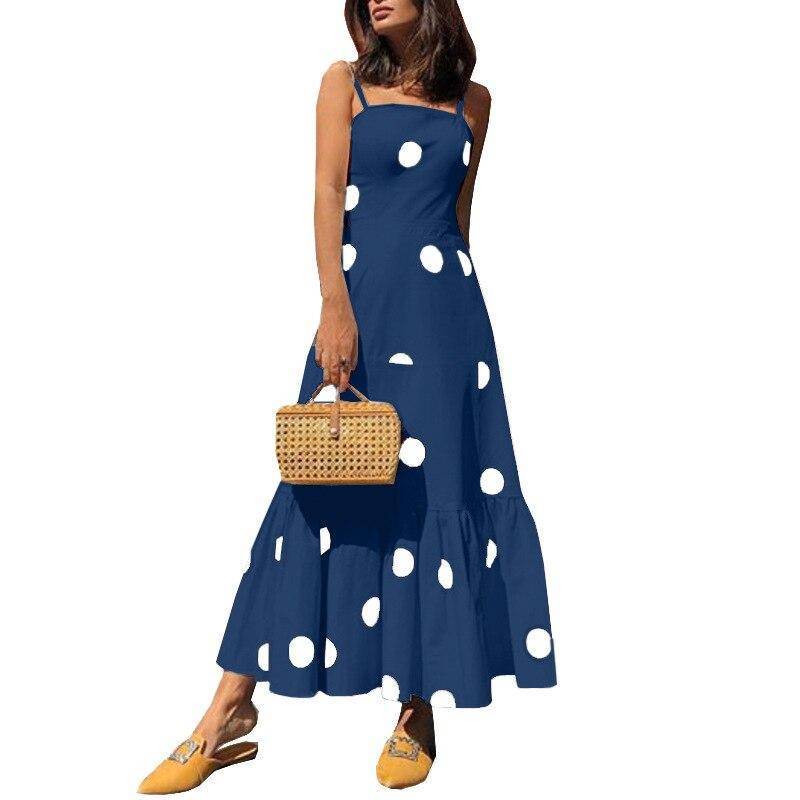 Robe Boheme A Pois Longue Chic – Image 8