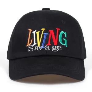 "LIVING" Casquette snapback Noir - URB1™