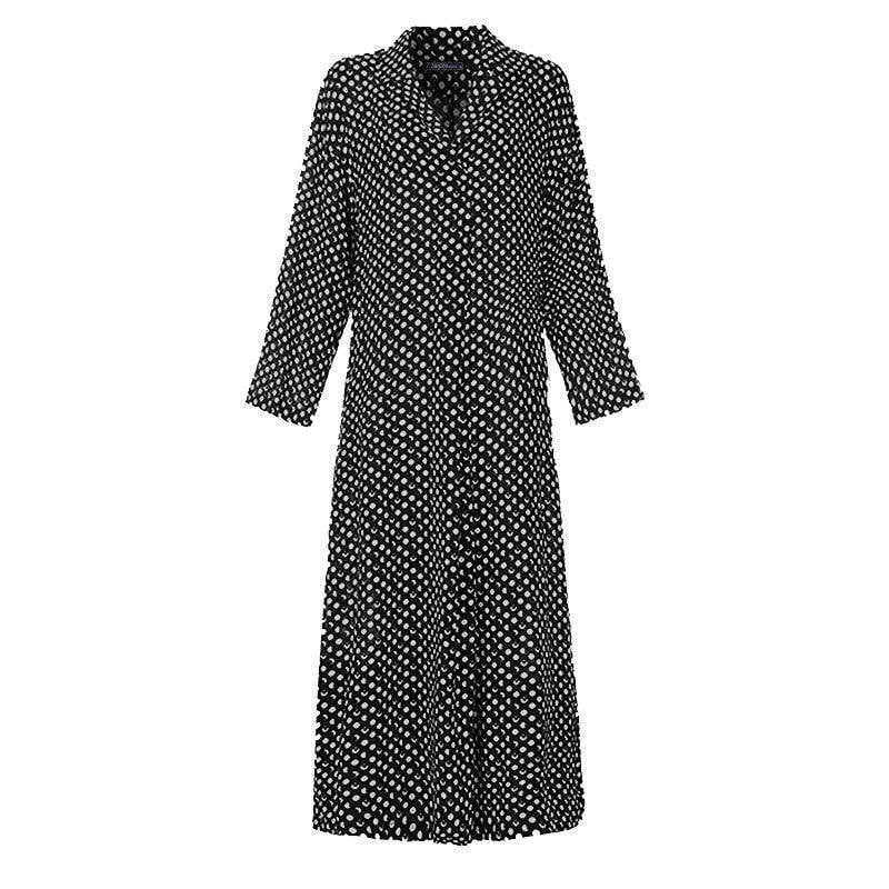 Robe Boheme A Pois Grande Taille Femme – Image 7