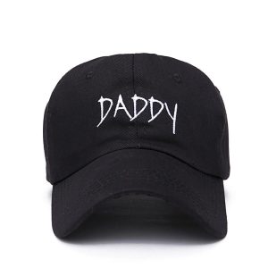 "DADDY" Casquette baseball streetwear Noir - URB1™