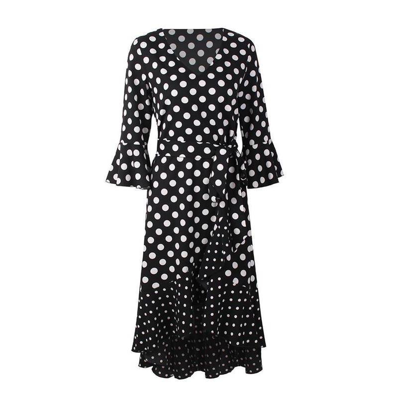Robe Longue A Pois Tenue Mariage – Image 7