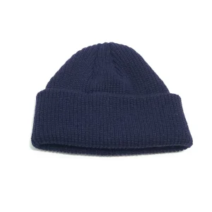 "CAPCUFF" Bonnet tricoté Streetwear Bleu marine - URB1™