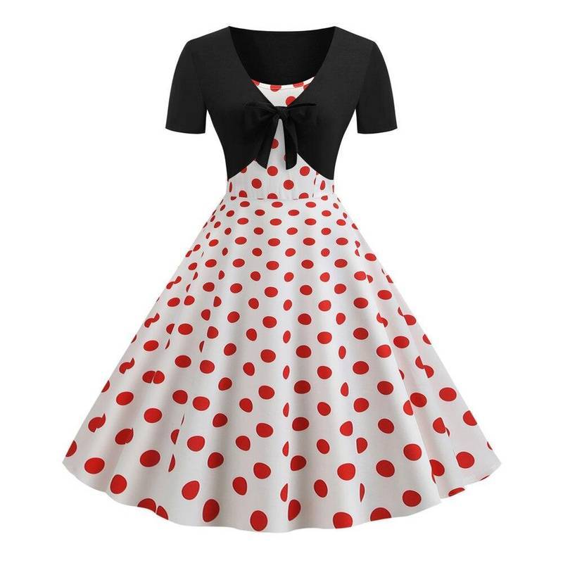 Robe A Pois Vintage Peignoir Set Plus Size – Image 7