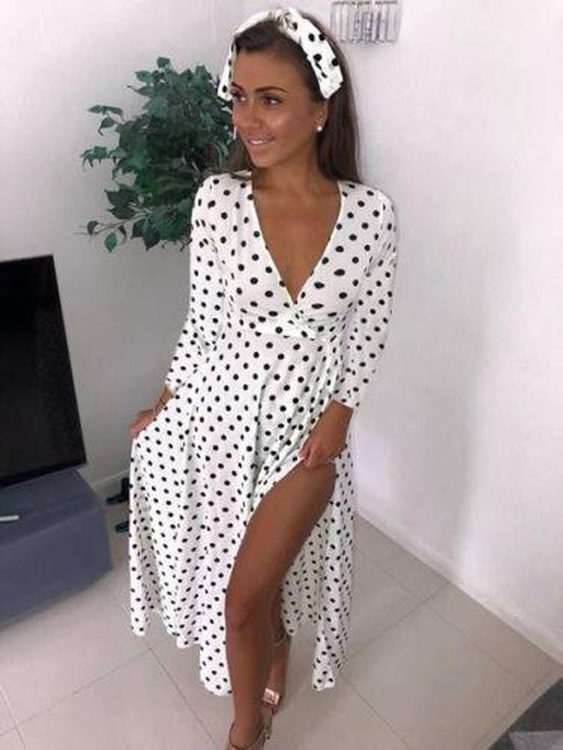 Robe D Ete A Pois Tenue De Fete Vintage – Image 7