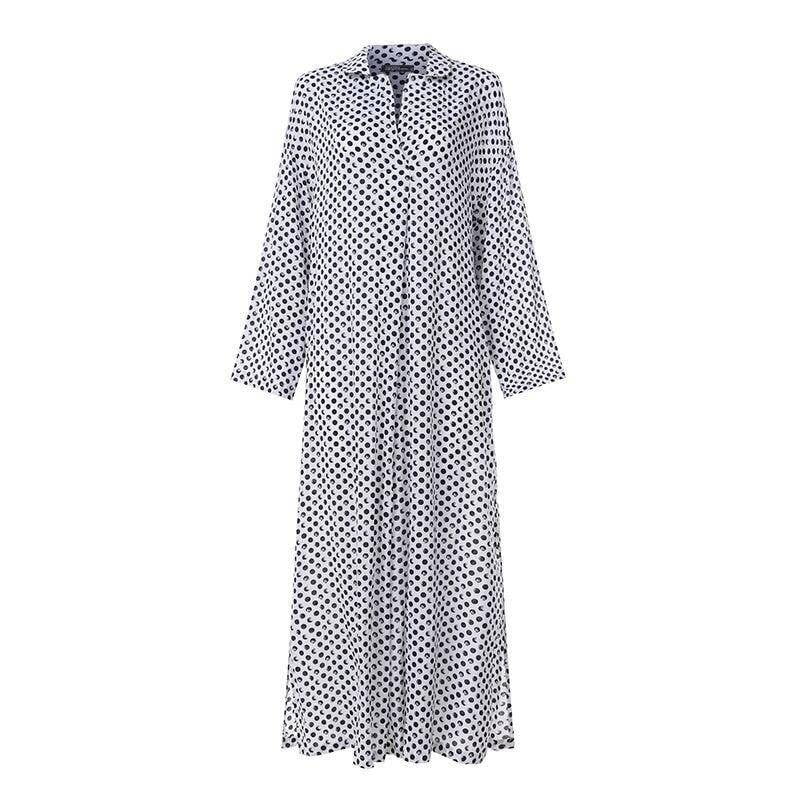 Robe Boheme A Pois Grande Taille Femme – Image 8