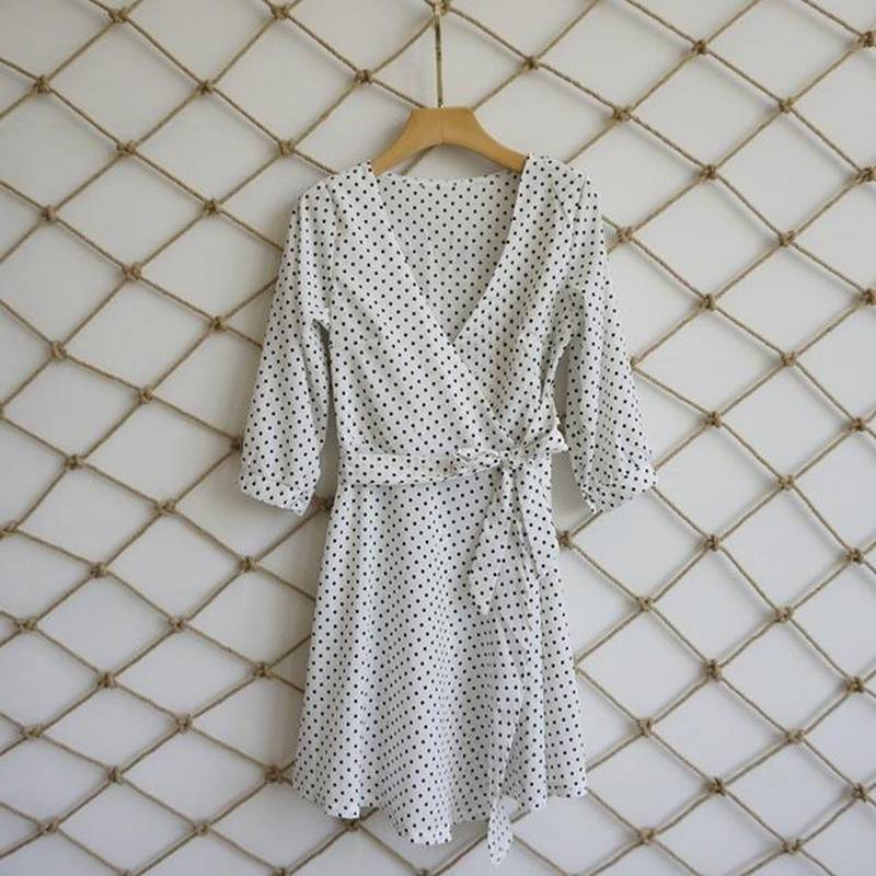 Robe D Ete A Pois Tunique Femme – Image 8