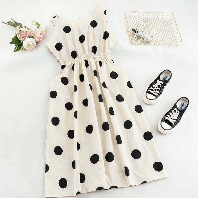 Robe D Ete A Pois Soiree Longue Femme – Image 7