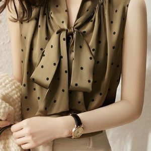 Chemise Satin Élégante Grande Taille Mode