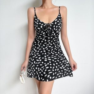 Robe Mousseline Femme Dos Nu Floral