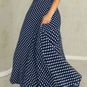 ZANZEA Jupe Trapèze Élégante Décontractée Vacances