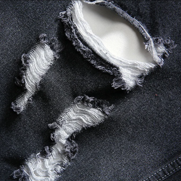 "32" Veste en jean denim streetwear - URB1™ – Image 3