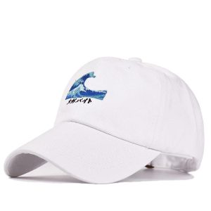 "WAVE" Casquette Baseball Streetwear Blanc - UBR1™
