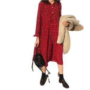 Robe Longue A Pois Tutu Femme