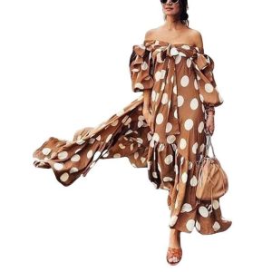 Robe D Ete A Pois Longue Ample