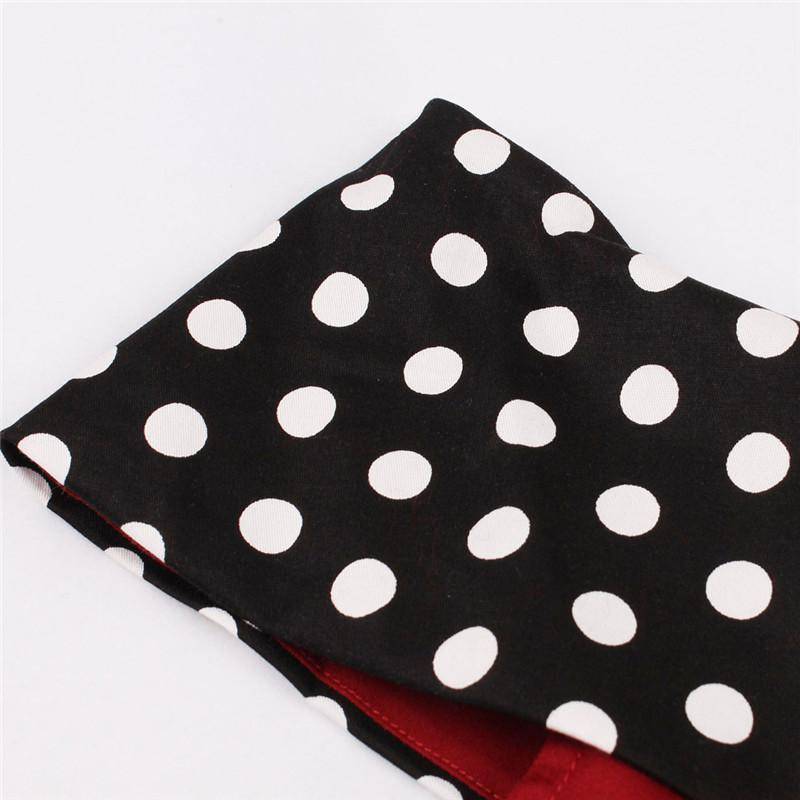 Robe Retro A Pois Dentelle Grande Taille – Image 6