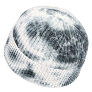 "TIE AND DYE" Bonnet Noir streetwear - URB1™