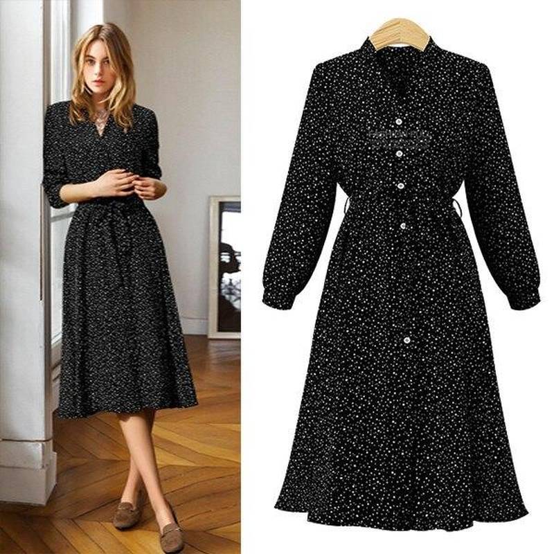 Robe A Pois Grande Taille Cardigan – Image 2