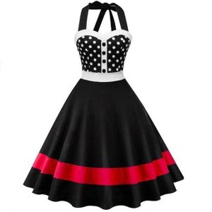 Robe Retro A Pois Pin Up Lingerie