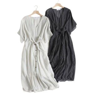 Robe Mousseline A Pois Blouses