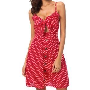 Robe D Ete A Pois D Pour Femme