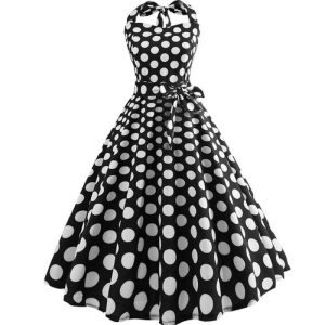 Robe A Pois Grande Taille De Bal