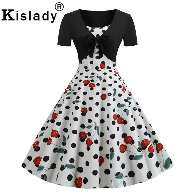 Robe A Pois Vintage Peignoir Set Plus Size – Image 3