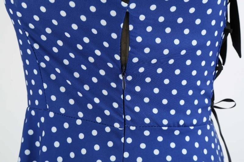 Robe Retro A Pois Vetements Pin – Image 6