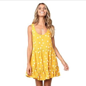 Robe Boheme A Pois De Mariee