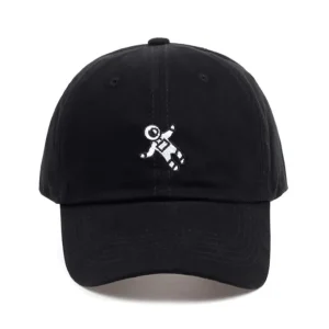 "ASTRONAUT" Casquette Streetwear Noir - URB1™