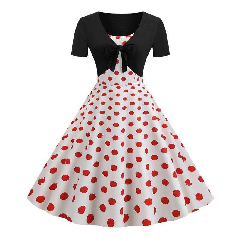 Robe A Pois Vintage Peignoir Set Plus Size