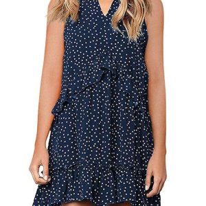 Robe Manche Longue A Pois De Ceremonie Grande Taille