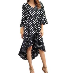 Robe Longue A Pois Ete