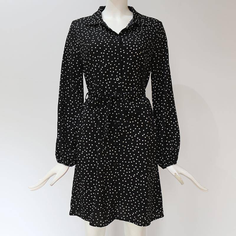 Robe Mousseline A Pois En De Soie – Image 6