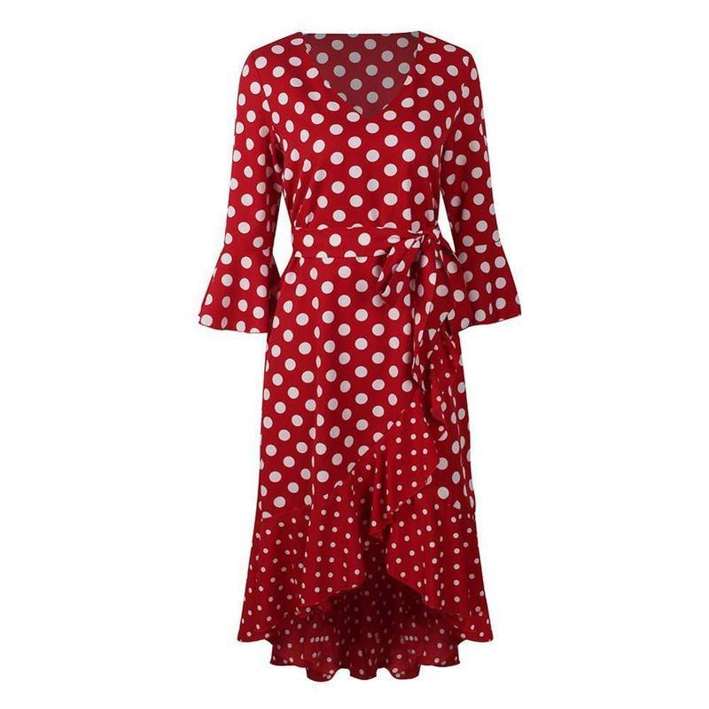 Robe Longue A Pois Tenue Mariage – Image 5