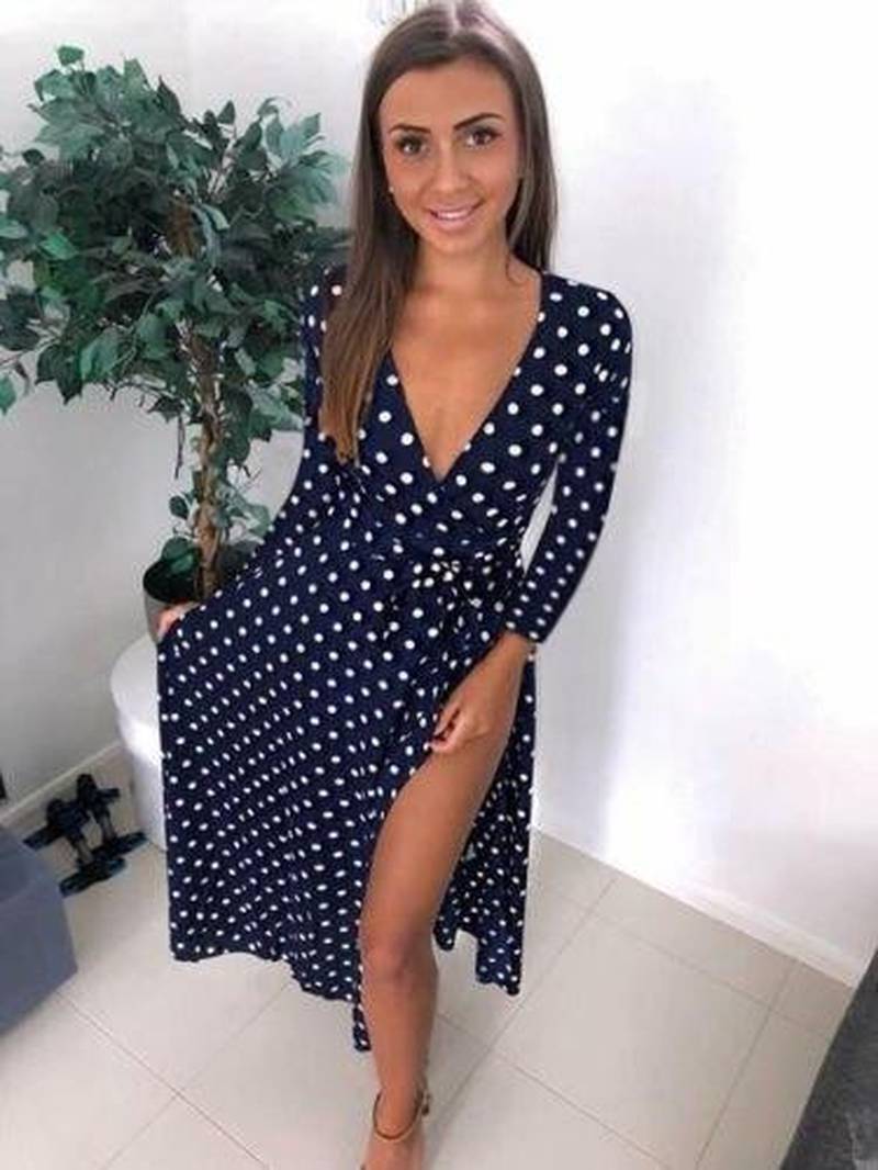 Robe D Ete A Pois Tenue De Fete Vintage – Image 6