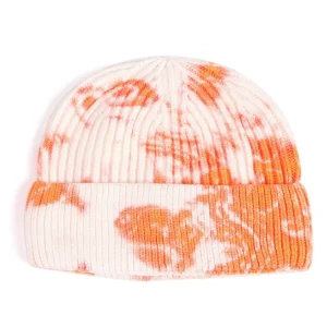 "TIE AND DYE" Bonnet Orange streetwear - URB1™