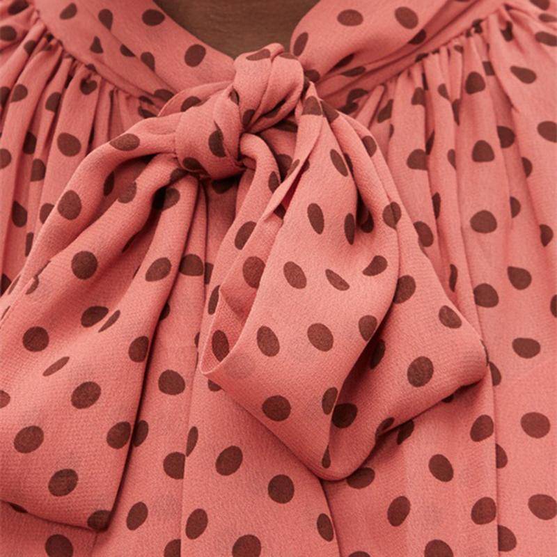 Robe A Pois Ceinture Noeud – Image 4