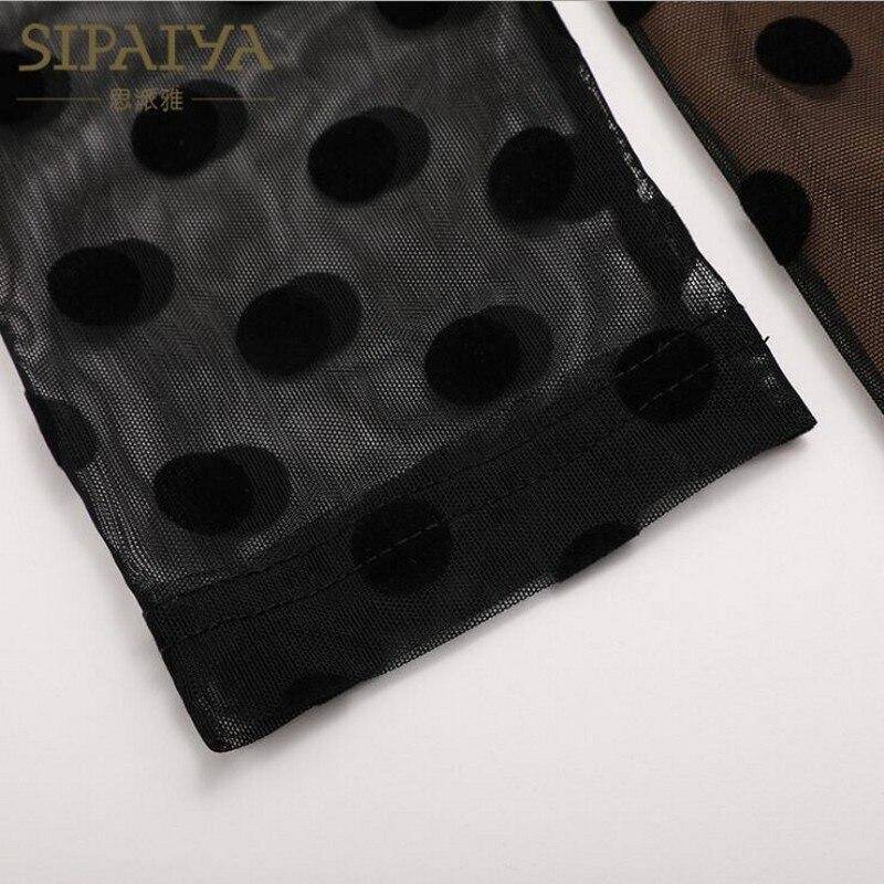 Robe Longue A Pois Bustier Manches Volants – Image 6