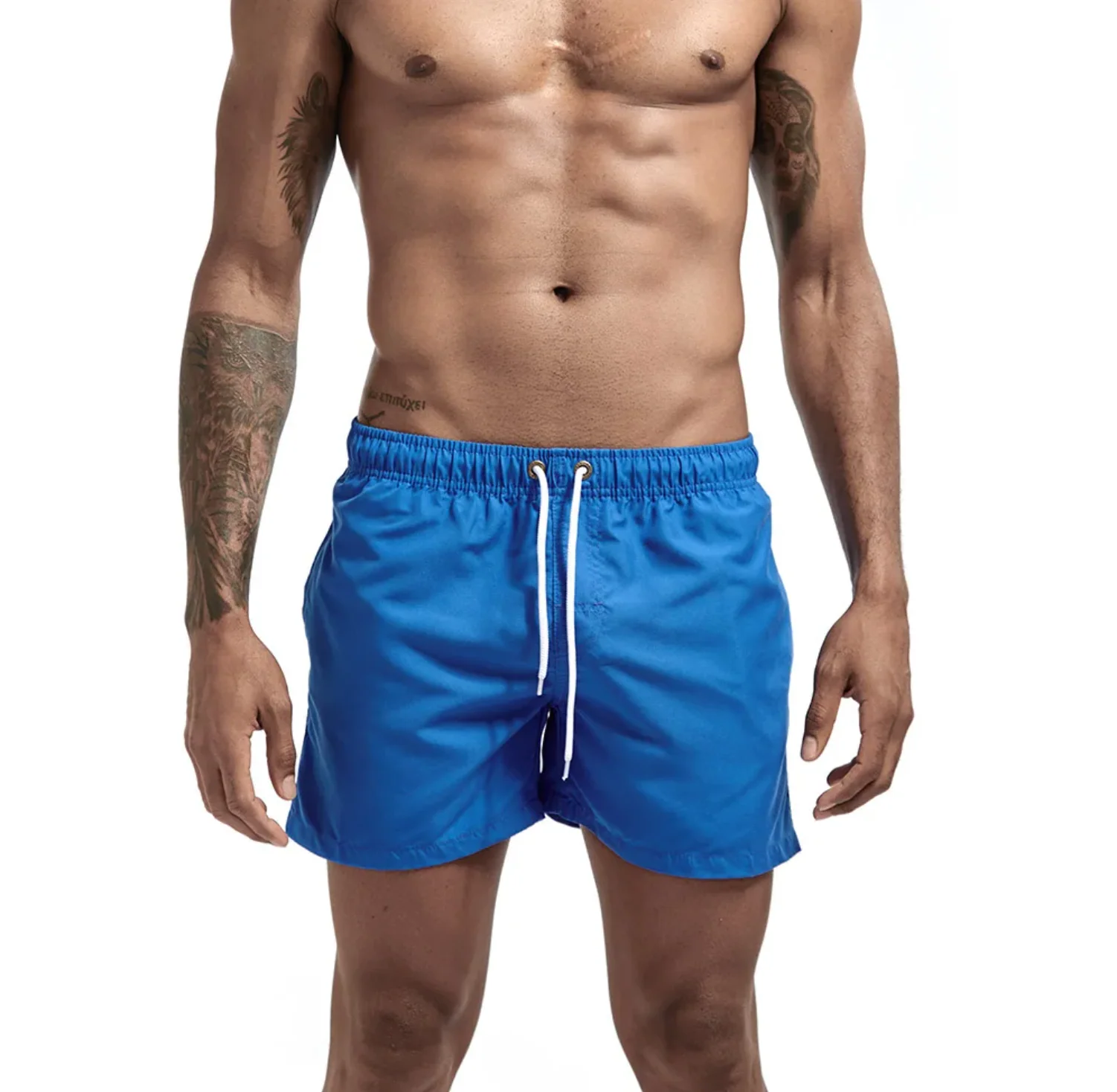 "SWIM" Maillot de bain Short de plage Homme couleur Gris - URB1™ – Image 7