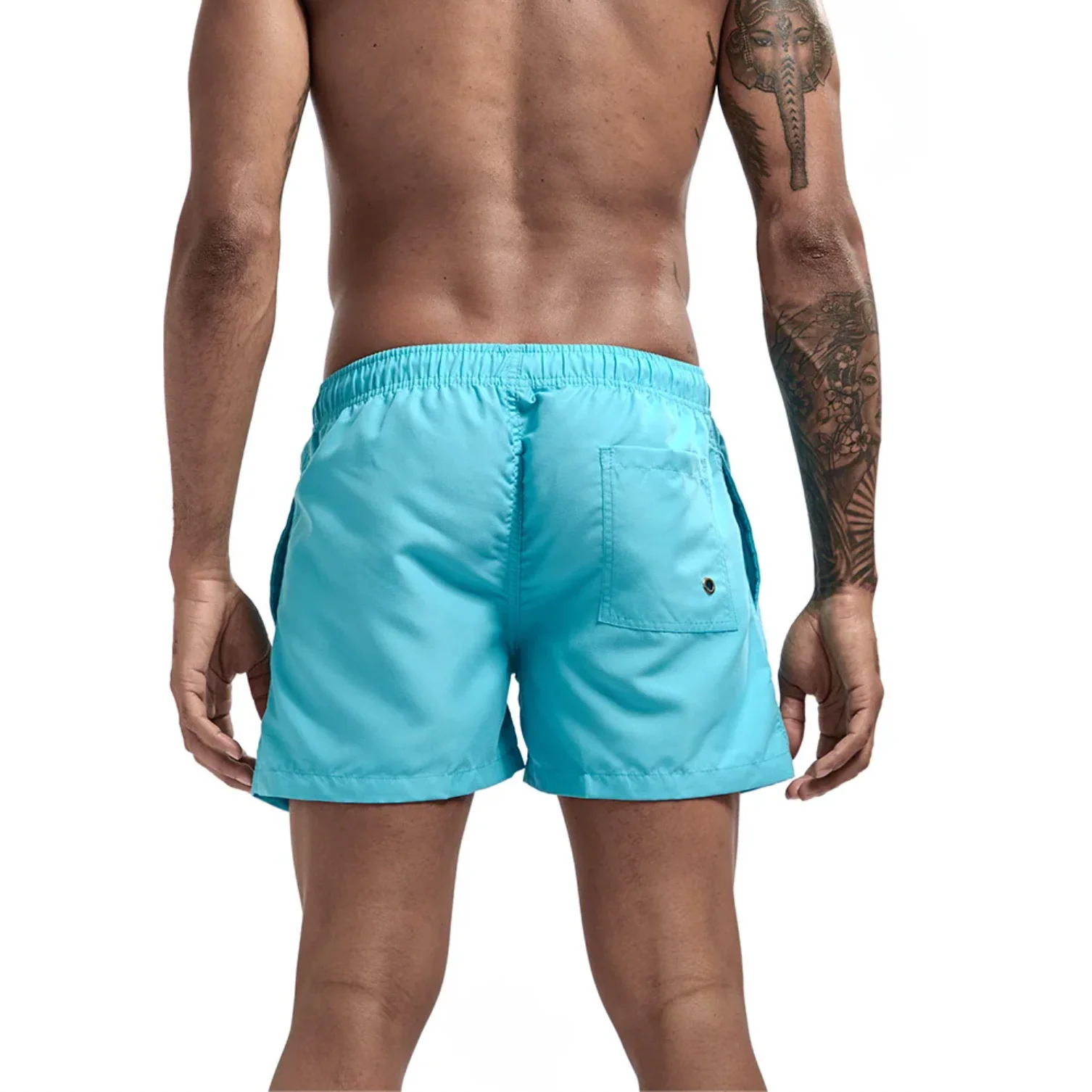 "SWIM" Maillot de bain Short de plage Homme couleur Bleu Ciel - URB1™ – Image 2