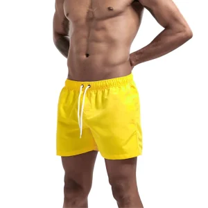 "SWIM" Maillot de bain Short de plage Homme couleur Jaune -  URB1™