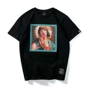 "UPSOAR" Tshirt Imprimé Streetwear Noir - URB1™