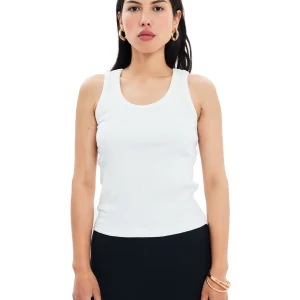 Le débardeur Willie® Rib Blanc Cheesecake