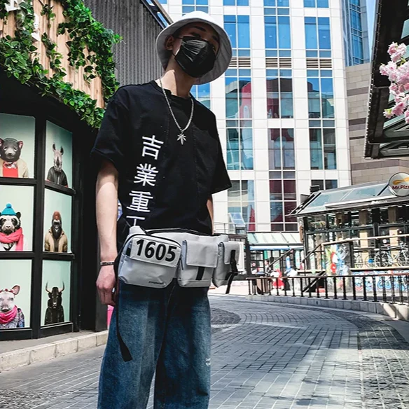 "1605" Sacoche Streetwear Blanc - URB1™ – Image 5