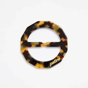 La Boucle Anita Bio-acétate Round Léopard