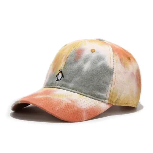 "TIE AND DYE" Casquette baseball Orange Jaune Gris - URB1™