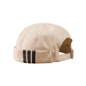 "3S" Casquette Beige sans visières / Bonnet docker - URB1™