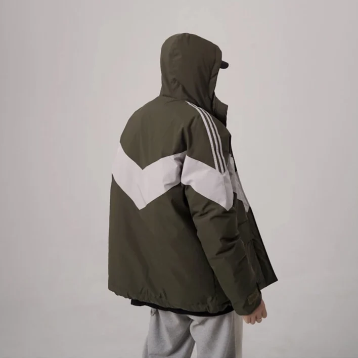 "WRITERS" doudoune veste matelassée Vert Militaire - URB1™ – Image 4